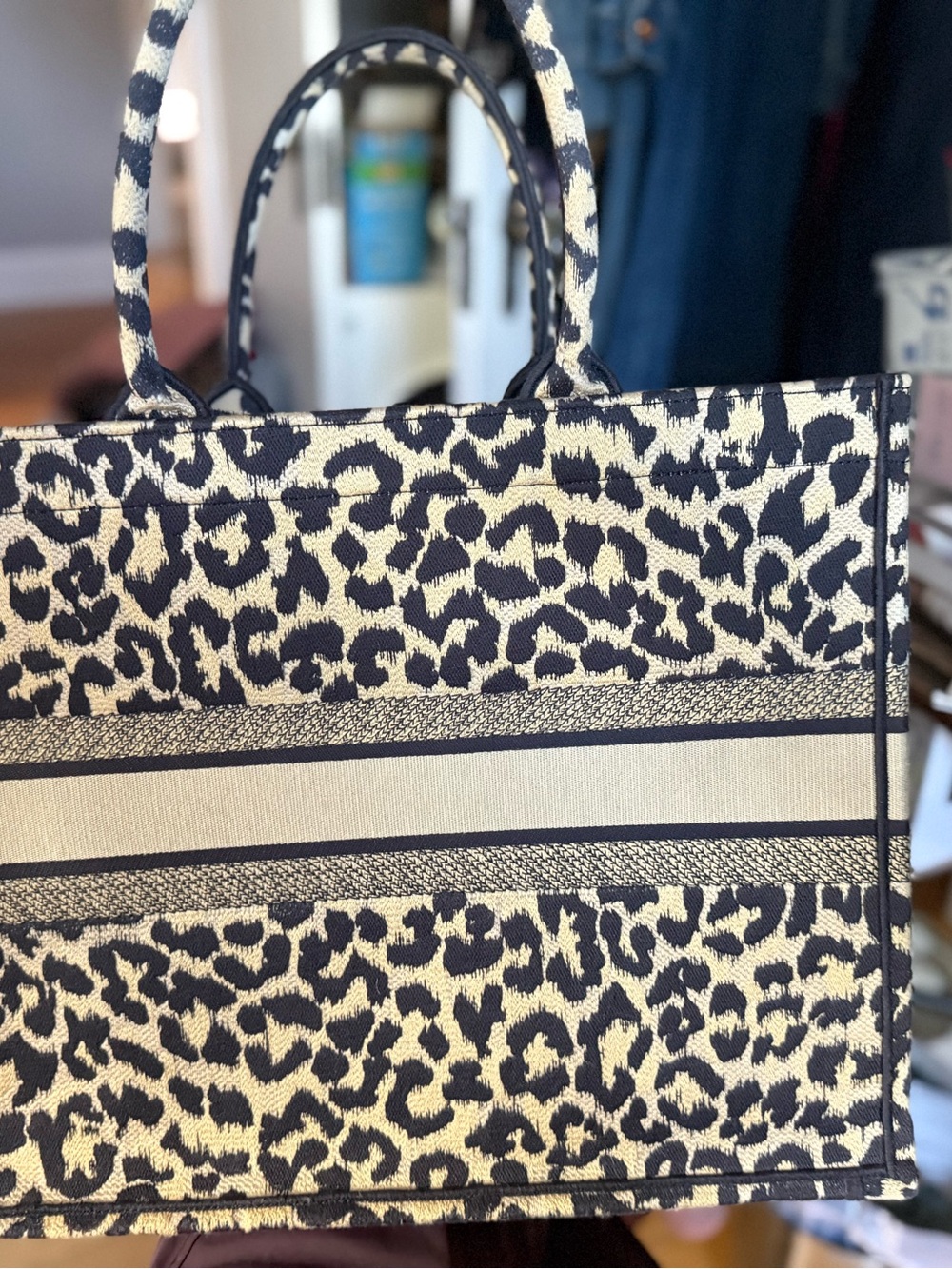 Dior Leopard-Print Book Tote - Picture 4 of 4
